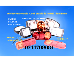 Faruri, stopuri , girofaruri, aparatori  JCB