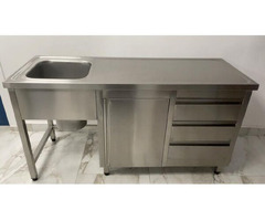 Masa gips 1600x600x850, Ideal Inox
