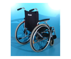 Scaun cu rotile din aluminiu Drive / latime sezut 42 cm