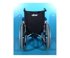 Scaun cu rotile din aluminiu Drive / latime sezut 42 cm - 6