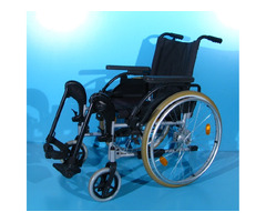 Scaun cu rotile B+B / latime sezut 45 cm - 1