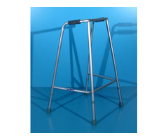 Cadru pentru mers din aluminiu fix NEFOLOSIT - 3