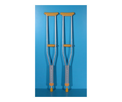 Carje cu sprijin subaxilar aluminiu NEFOLOSITE   set 2 buc - 1