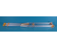 Carje cu sprijin subaxilar aluminiu NEFOLOSITE   set 2 buc - 5
