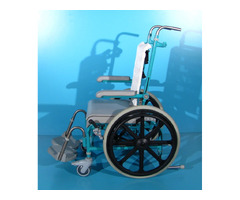 Scaun WC cu rotile din aluminiu Thomashilfen - 10