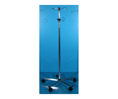 Suport perfuzii din inox cu 4 carlige  - Sundo - 1