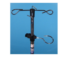 Suport perfuzii din inox cu 4 carlige  - Sundo - 2