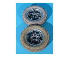 Roata originala cu cauciuc si camera pentru carucior electric 3.00-8 - set - 2