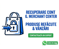 Google Merchant Center - Configurare, Misrepresentation, Reactivare Cont, Feed