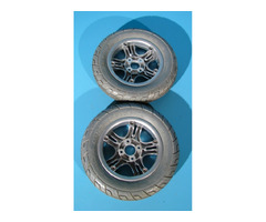 Roata cu cauciuc plin carucior electric 14 X 3.50-8 - 1