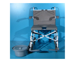 Scaun pliabil pentru WC si baie din aluminiu Drive