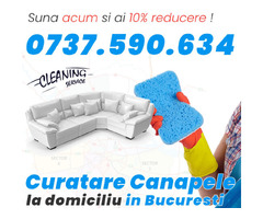 Curatare canapele la domiciliu