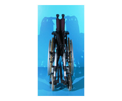 Scaun cu rotile handicap latime sezut 44 cm Breezy - 7