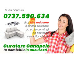 Curatare canapele Bucuresti. Curatare profesionala