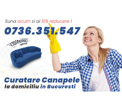 Curatare canapele in Bucuresti