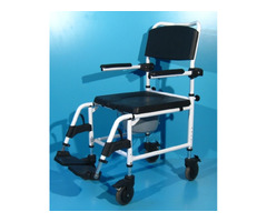 Scaun cu WC si rotile din aluminiu  Mobilex