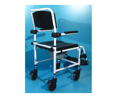 Scaun cu WC si rotile din aluminiu  Mobilex