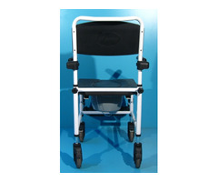 Scaun cu WC si rotile din aluminiu  Mobilex - 6