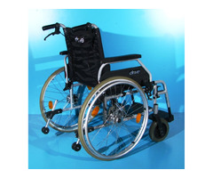 Scaun cu rotile din aluminiu invalizi Drive - latime sezut 49 cm