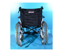 Scaun cu rotile din aluminiu invalizi Drive - latime sezut 49 cm - 6