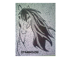 eganta in fiecare detaliu Tablou mosaic ceramic handmade