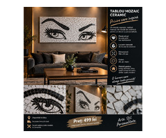 eganta in fiecare detaliu Tablou mosaic ceramic handmade - 11