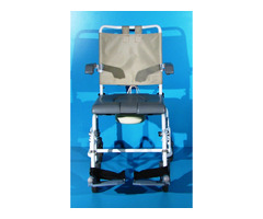 Scaun pentru WC si baie din aluminiu Drive - latime sezut 43 cm