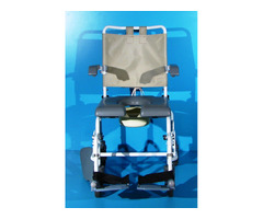Scaun pentru WC si baie din aluminiu Drive - latime sezut 43 cm