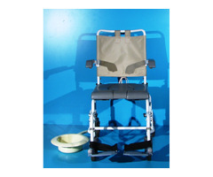 Scaun pentru WC si baie din aluminiu Drive - latime sezut 43 cm
