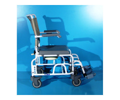 Scaun pentru WC si baie din aluminiu Drive - latime sezut 43 cm - 6