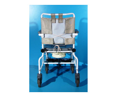 Scaun pentru WC si baie din aluminiu Drive - latime sezut 43 cm - 8