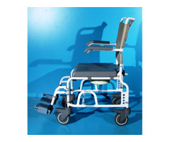 Scaun pentru WC si baie din aluminiu Drive - latime sezut 43 cm - 10