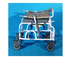 Scaun pentru WC si baie din aluminiu Drive - latime sezut 43 cm - 11